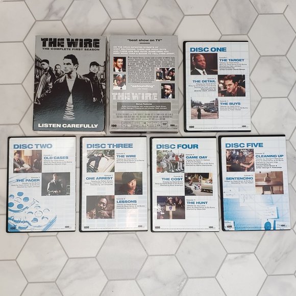 Excellent Used Condition HBO's The Wire TV Series Season One Five Disc Set - Picture 2 of 3